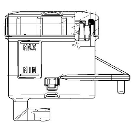 DEPÓSITO PARA BOMBA BREMBO SALIDA 90º SOPORTE HORIZONTAL AGUJERO GRANDE AHUMADO DEPÓSITO PARA BOMBA BREMBO SALIDA 90º SOPORTE HORIZONTAL AGUJERO GRANDE AHUMADO